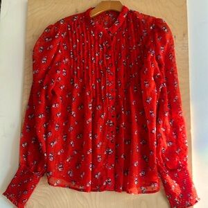 🌺Free People Floral Blouse🌺